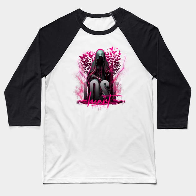 LOST HEART Baseball T-Shirt by Imaginate